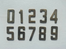 Afbeelding in Gallery-weergave laden, Messing nummers